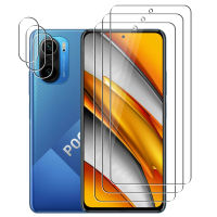 สำหรับ Xiaomi Poco F3 (5g) ฟิล์มเลนส์กล้องและโทรศัพท์ป้องกันกระจกกันรอยหน้าจอ-SOPO STORE