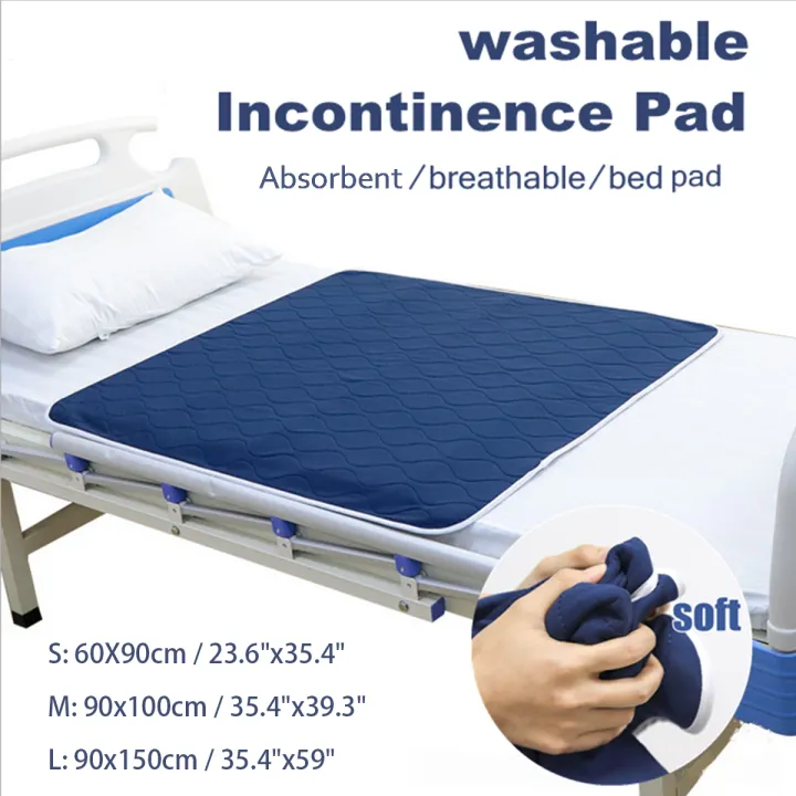 Underpad Washable Absorbent Bed Pad Incontinence Reusable Mattress