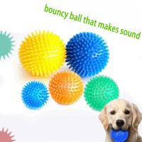 【YF】❄▩✲  Dog Molar Cleaning Teeth TPR Anti-bite Hedgehog Interactive Game Educational Supplies Small Chewing