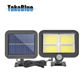 TakeBlue đèn năng lượng mặt trời 128 LED Cảm biến chuyển động