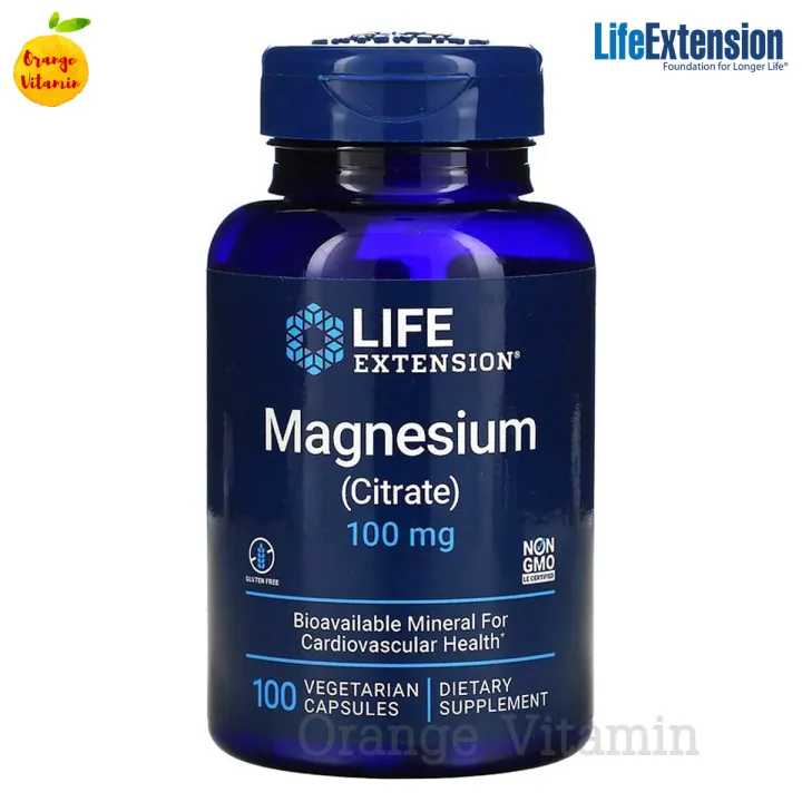 Life Extension, Magnesium (Citrate), 100 mg, 100 Vegetarian Capsules