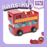 ส่งฟรี [ตรงปก] Tender Leaf Toys ของเล่นไม้ รถของเล่น กระปุกออมสินรถบัสลอนดอน London Bus Money Box เก็บเงินปลายทาง ส่งจากกรุงเทพ