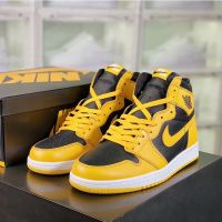 2023 Original J 1 OG "Yellow Black" High Cut Basketball Shoes Casual Sneakers for Men Women