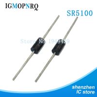 20PCS / Lot SR5100 SB5100 5A / 100V DO -27 SB5100 Schottky Diode ใหม่