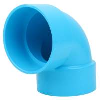 ข้องอ 90-บาง SCG 4 นิ้ว สีฟ้าELBOW 90 PVC SOCKET SCG 4" LIGHT BLUE **บริการเก็บเงินปลายทาง**