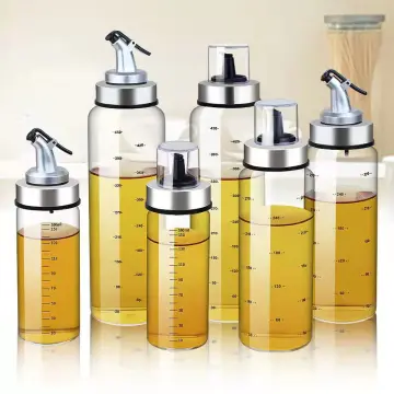 300/500ml Sauce Dispenser Food Grade Oil Filling Olive Oil Squeeze Bottle