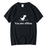 Xin Yi Mens 100 Cotton Dinosaur Print T Shirt Loose Funny Men Tshirt Tshirt Male Tee Gildan