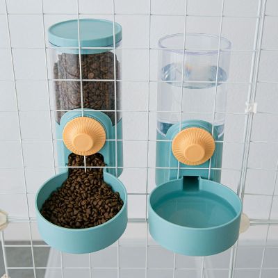 【READY STOCK】Cat Hanging Bowl Automatic Water Dispenser Feeder Dog Water Dispenser Cat Hanging Water Dispenser Cage Rabbit Feeder Automatic Supplies bekas makanan kucing auto