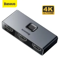 Bộ Chia Baseus HDMI2.0 Công Tắc HDMI Hai Hướng 4K 60Hz, Bộ Chuyển Đổi Âm Thanh HDMI 1 Trong 2 Hoặc 2 Trong 1 HDR Bộ Chuyển Đổi HDMI Cho PS4 TV Box