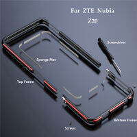 Bingkai Bumper Logam Unzte Nubia Z20 Kes อะลูมิเนียมคู่วาร์นาเมวาอุปกรณ์อุปกรณ์ป้องกันฝาครอบโทรศัพท์โลหะ