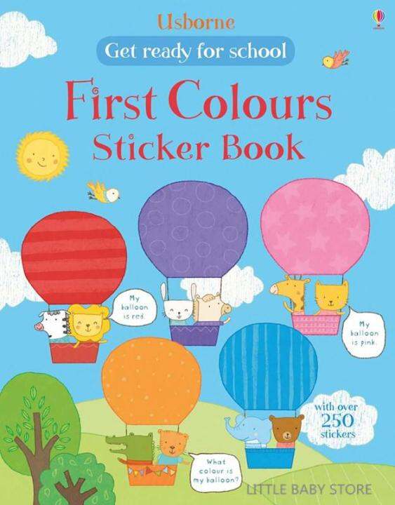 Usborne first colors sticker book Lazada