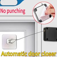 Door Closer No Punching Lock Closing Sliding Latch for Mesh Closed Refrigerator