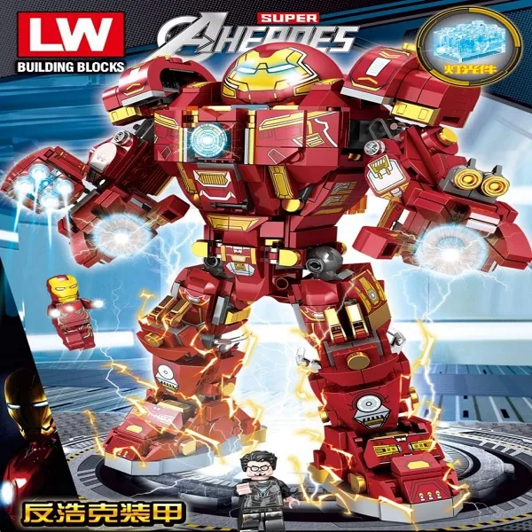 Đồ Chơi Lắp Ráp Kiểu Lego Mô Hình Robot Mecha Anti HulkBuster Người Khổng Lồ  Sắt Trong Avengers No10513 Với 4183PCS  Shopee Việt Nam