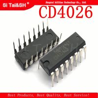 10 ชิ้น/ล็อต CD4026 CD4026BE 4026 IC CMOS เคาน์เตอร์ทศวรรษ / ตัวแบ่ง DIP-16