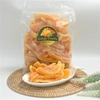 Dried Cantaloupe Low Sugar แคนตาลูปอบแห้ง สูตรน้ำตาลน้อย เกรด A กลิ่นหอม หวาน อร่อย!! By Happy Fruits