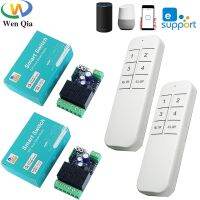 Ewelink Switch WiFi RF Remote Control Switch DC 7V 12V 24V 48V 2CH Timing Relay Receiver for Garage/Motor/Lightwork with Alexa