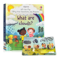 หนังสือป๊อปอัพ สามมิติ Usborne Book Lift The Flap Book Very First Questions and Answers What Are Clouds Hardcover English Story Book Board Book for Kids Toddler Children Book หนังสือเด็ก หนังสือภาษาอังกฤษ หนังสือสำหรับเด็ก หนังสืออ่านก่อนนอน หนังสือ