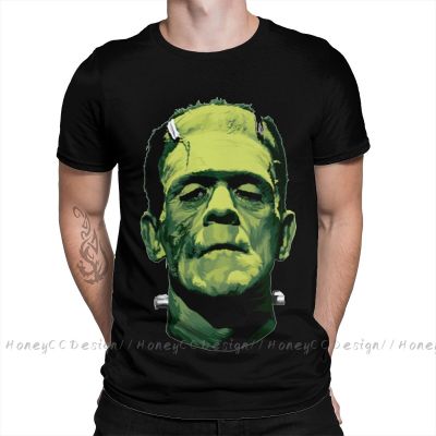 Fashion Frankenstein Men Clothing The Monster T-Shirt Summer O Neck Shirt Short Sleeve Plus Size