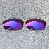 ☼✐■ Wholesale E.O.S Polarized Enhanced Replacement Lenses for Oakley Flak Jacket Sunglasses - Midnight Sun Polarized Mirror