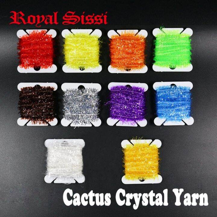 royal-sissi-10colors-set-fly-tying-tinsel-chenille-thread-crystal-flash-chenille-cactus-fly-tying-thread-for-saltwater-streamers