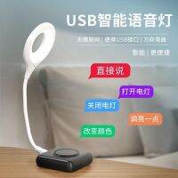 High efficiency Original intelligence LED night light dormitory artificial intelligence voice desk lamp control switch voice control usb sensor bedroom bedside lamp sleep rest desk learning fill light