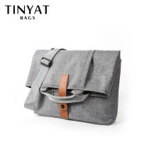 TINYAT Men S Messenger Bag Canvas Hand Bag Lightweight Water-Resistant Purse Crossbody Bag Casual Travel Working Shoulder Bag