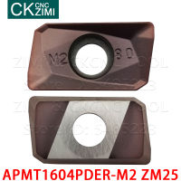 ใส่ APMT1604PDER-M2 CNC เครื่องมือคาร์ไบด์แทรกเปลี่ยนมิลลิ่งแทรกฟีดมิลลิ่งตัด APMT 1604 PDER สำหรับสแตนเลส