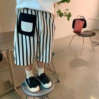 2022 New Stlye Girls Boys Striped Pants Cotton Summer Fashion Kids Shorts 2-8t UU259