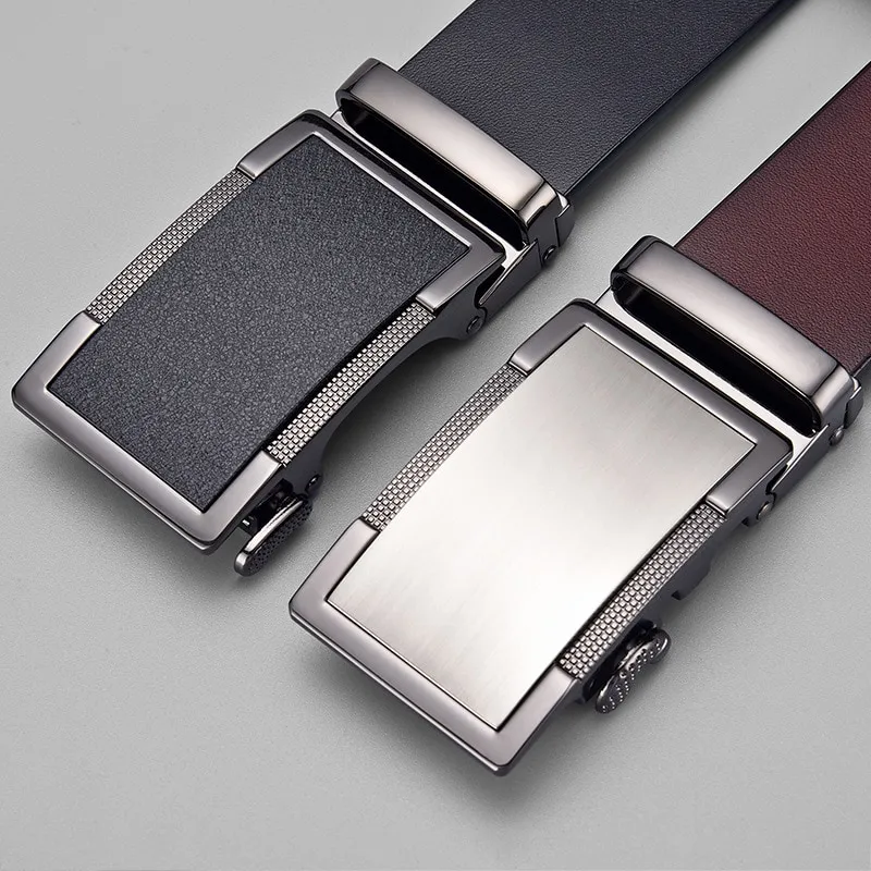 New Men′ S Cowhide Belt Automatic Buckle Belt and Young Business Fashion  Leisure Middle Aged Belt Designer Belt Men - China Belt and Genuine Leather  Belt price