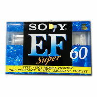 EF60เทปคาสเซ็ตเปล่า60นาทีตำแหน่งปกติของแท้ประเภท1การบันทึก