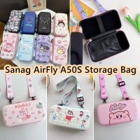 READY STOCK! For Sanag AirFly A50S Bone Conduction Headphones Case Funny Cartoons Crayon Shin for Sanag AirFly A50S Portable Storage Bag Carry Box Pouch