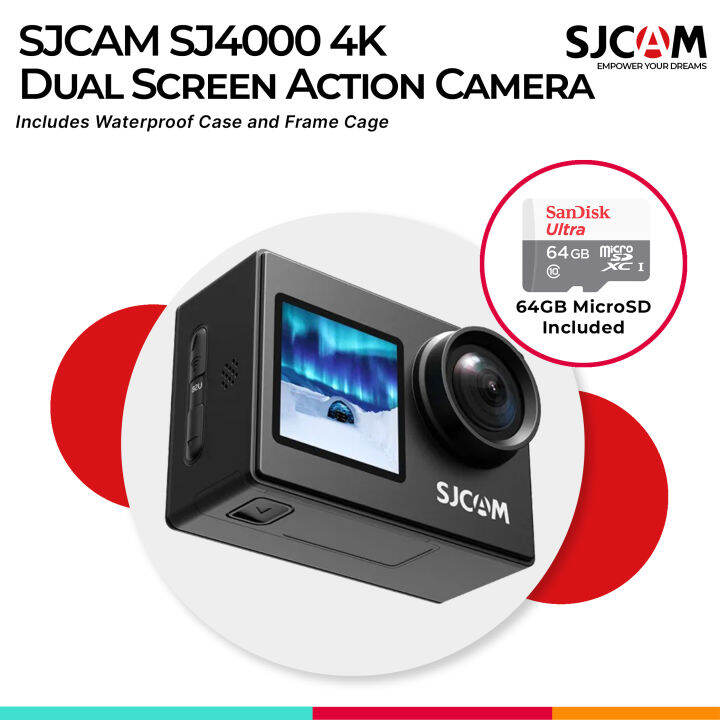 SJCAM SJ4000 Dual Screen 4K 30FPS/16MP Wi-Fi Action Camera 170° Ultra ...