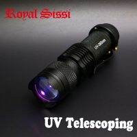 【YF】 Royal Sissi telescoping focusable UV power light LED flashlight fly tying exclusive-use lamp torch cure harden glues