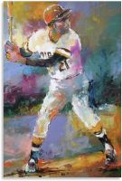 โปสเตอร์กีฬาเบสบอล Roberto Clemente โปสเตอร์ภาพตกแต่งศิลปะบนผืนผ้าใบสำหรับติดกำแพงห้องนั่งเล่นโปสเตอร์ภาพวาดตกแต่งห้องนอน20 × 30inch50 × 75ซม