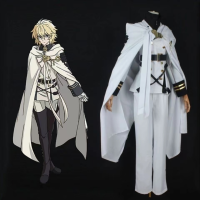 อะนิเมะ Mikaela Hyakuya เครื่องแต่งกายคอสเพลย์ Seraph Of The End ชุดฮาโลวีนบทบาทเล่นเสื้อผ้าพรรคชุดสูทครบชุด