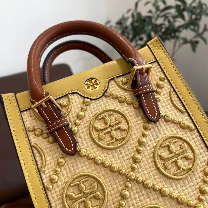 2023-new-tory-burch-t-monogram-series-mini-size-straw-tote-bag-handbag-shoulder-bag