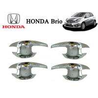 ? ราคาถูกที่สุด? เบ้ารองมือเปิด,เบ้ากันรอย,เบ้ามือจับประตู Honda Brio ชุบโครเมี่ยม ใส่ได้ทุกปี ##ตกแต่งรถยนต์ ยานยนต์ คิ้วฝากระโปรง เบ้ามือจับ ครอบไฟท้ายไฟหน้า หุ้มเบาะ หุ้มเกียร์ ม่านบังแดด พรมรถยนต์ แผ่นป้าย