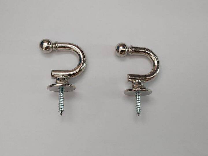 (SG STOCKS) Wall Hook for Curtain Tie Back Hook Drape Tie Hook 1 pair