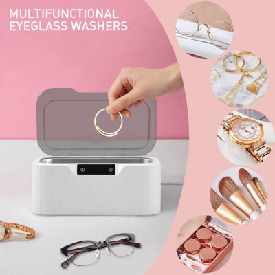 500ML Ultrasonic Cleaner 47000Hz Ultrasonic cleaner with basket and 3 time settings Professional ultrasonic cleaner for glasses jewellery rings dentures watches coins tools.