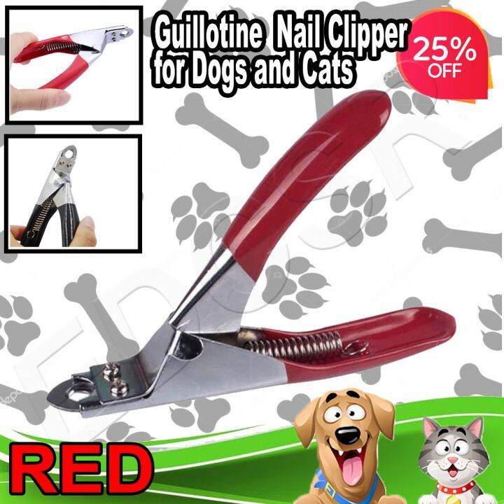 Guillotine Nail Clipper for Dogs and Cats Lazada PH