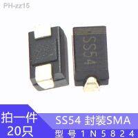 【LZ】✶✟  20pcs SS54 SMD Diode 5A/40V Schottky Diodes SMA Package Type A DO-214AC Model 1N5824