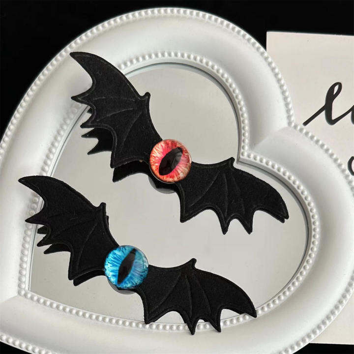 halloween-decoration-hair-barrettes-horror-hairpin-large-bats-hair-pins-horror-skull-hair-barrettes-skull-hair-barrettes-bat-wing-hair-clip