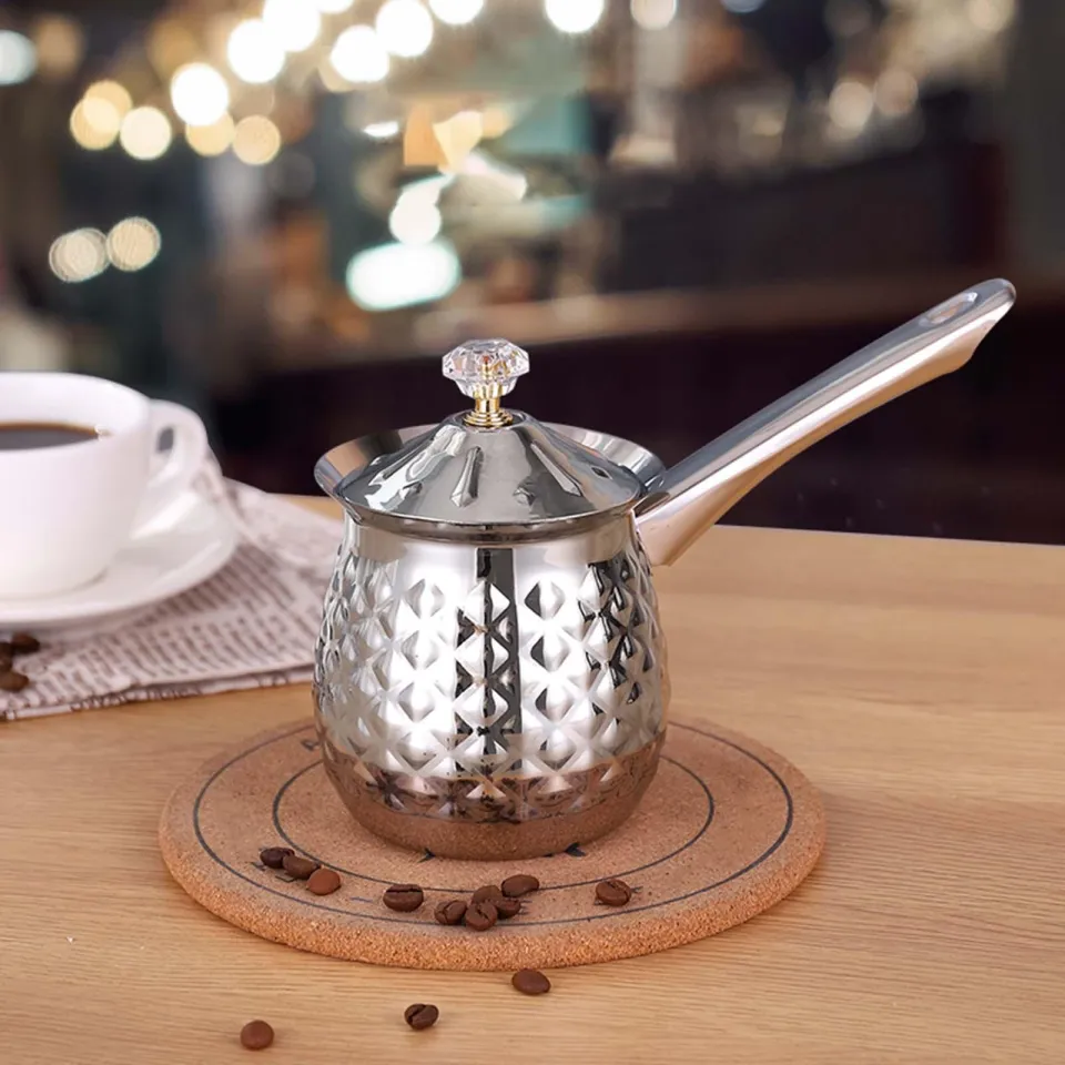 turkish coffee pot with lid