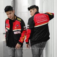 PRIA Nascar Slvhx Racing Team Jacket Salvio Hexia Jacket Salviohexia Parachute Jacket Men Maroon Black