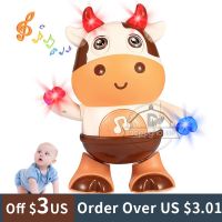 Baby Cow Musical Toys Dancing Walking Baby Cow Toy with Music and LED Lights Dancing Toys Baby Toys 6 to 12 Months 18 Month Toys