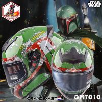 NSP หมวกกันน็อค ️ใช้โค๊ดลด250฿ RACHW7 ️  GRAND MASTER SERIES STARWARS LIMITED EDITION ลาย BOBA FETT (GMT-010) หมวกกันน็อก  หมวกนิรภัย