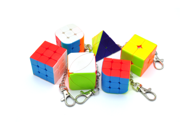 รูบิคพวงกุญแจ Keychain Cube Pyraminx Keychain