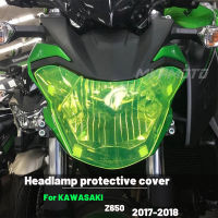 MTKRACING สำหรับ KAWASAKI Z650 Z 650ฝาครอบป้องกันไฟหน้าหน้าจอเลนส์2017-2018