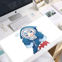 Anime Hololive gawr gura gamer mouse pad แผ่นรองเม้าส์ขนาดเกมขนาดใหญ่สำหรับ Overwatch / cs go / wow keyboard แผ่นรองเม้าส์แล็ปท็อป