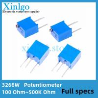 10PCS 3266W Adjustable Precision Potentiometer 1K 2K 5K 10K 20K 50K 100K 200K 500K 103 1M 101 201 501 100R 200R 500R 100 200 500